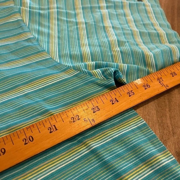 Nike Tiger Woods Stripe Athletic Workout Polo Men XL Bin E-8 - Picture 4 of 6